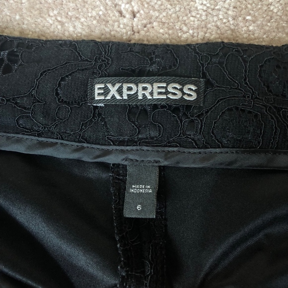 Express Black Lace Shorts - Picture 6 of 6